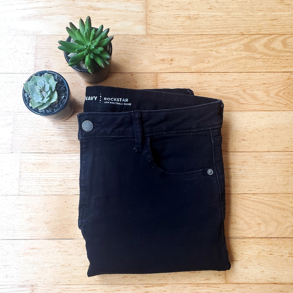 Old Navy Tall Black Skinny Jeans